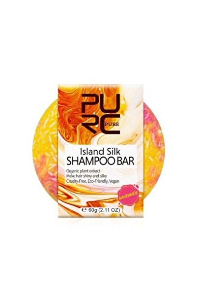 PURC بيورك بيور (Purc Organics) قالب شامبو آيلاند سيلك لنعومة ولمعان الشعر - ...