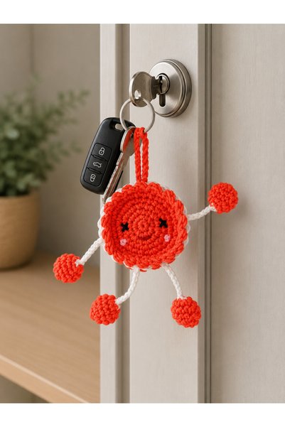 FLY LIFE Hand-Knitted Amigurumi Keychain / Bag Charm