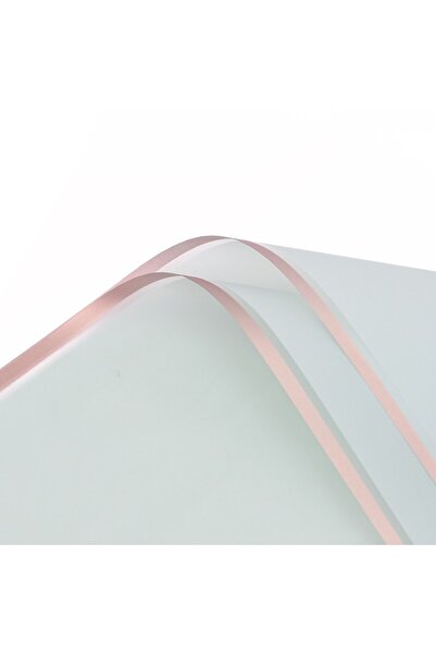 OEM Celofan pentru flori Plastic Transparent Verde Pastel 58x58 cm