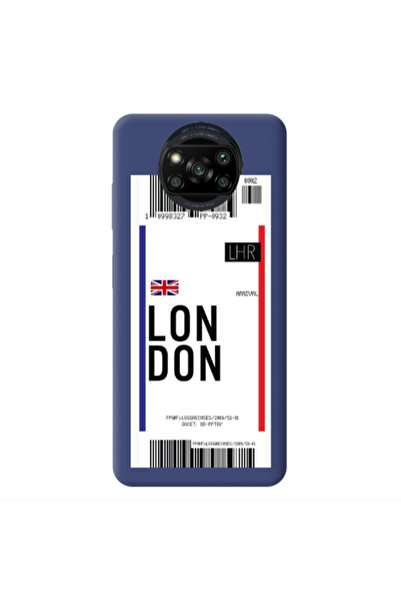 Other Xiaomi Poco X3 /X3 Pro London Arrival Dark blue Colored Silicone TPU Θήκη