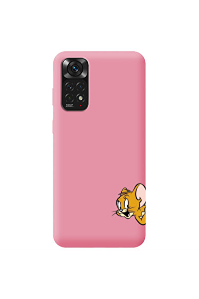 Other Xiaomi Redmi Note 11 4G Jerry 2 Pink Colored Silicone TPU Θήκη