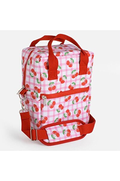 OEM Geantă termoizolantă cu model cireșe 21 x 13 x 27 cm - 6 L