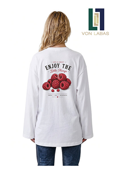 Grafftee Clothing Wide Sleeve Oversize Long Sleeve White Tshirt 100% Cotton P...