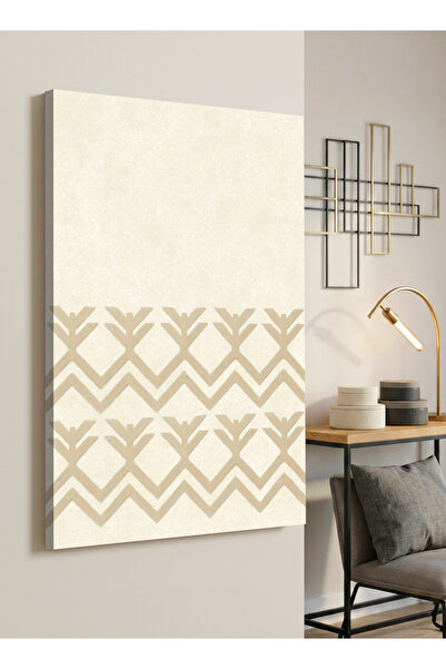 LOWHA Canvas Wall Art Stretched Over Wooden Frame with Light Pattern