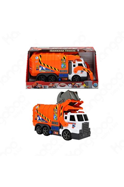 Dickie Toys Autocopertină cu încărcare frontală, cu lumini și sunete, 46 cm