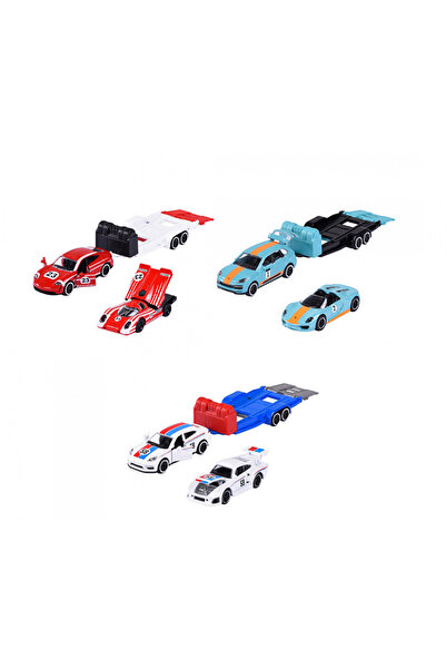 Majorette Mașini model Porsche cu remorcă - 3 modele