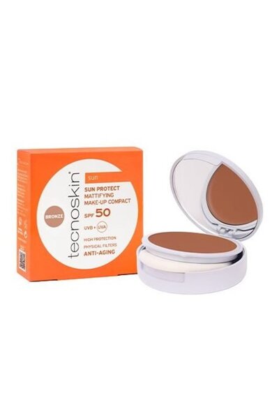 TECNOSKIN Sun Protect Mattifying Make-Up Compact SPF50 Αντηλιακή Πούδρα Προσώ...