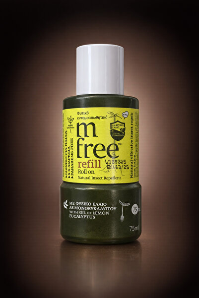 M-FREE Roll On Refill Φυτικό Εντομοαπωθητικό Ανταλλακτικό για Roll On Προστασ...