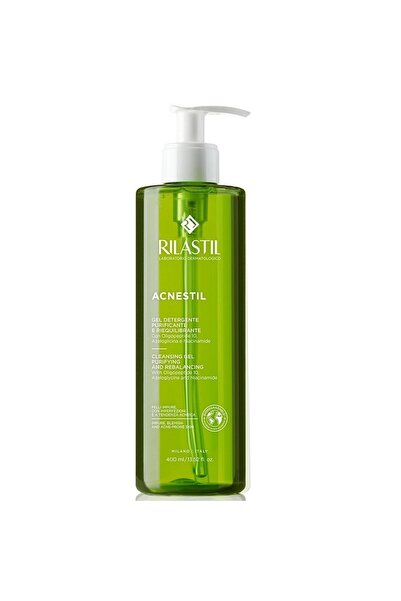 Rilastil Acnestil Gel Detergente Καθαριστικό Τζελ για Λιπάρες &amp; με Ατέλει...
