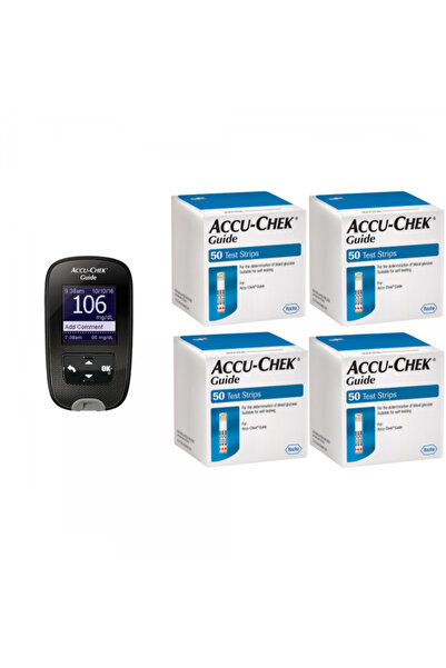 Roche Accu-Chek Guide 4x50ταινίες &amp; δώρο μετρητής Accu-Chek Guide