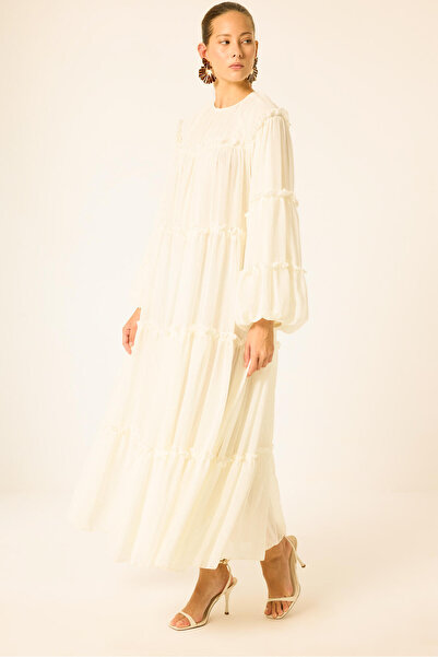 Touché Privé Volanli Chiffon Evening Dress