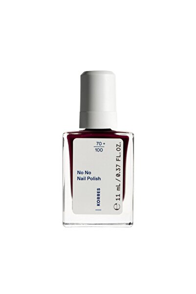 korres No No Nail Polish 59 Burgundy Red, 11ml