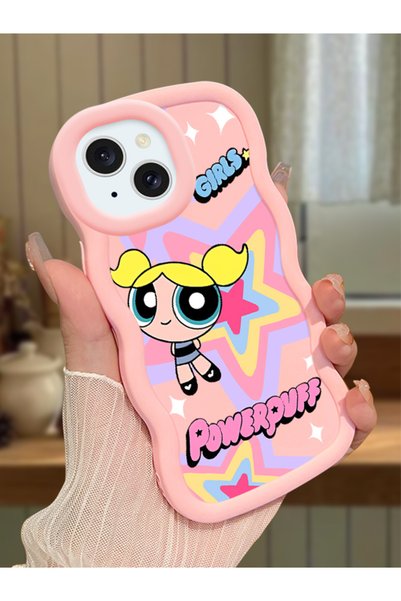 Hontinga iPhone 15 Compatible Case Camera Protector Pink Silicone Couple Phon...