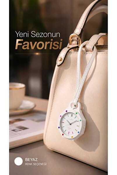 Percento Luxury Design Watch Leather Strap Keychain and Bag Accessory