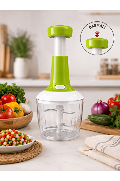 Kitchen Line قطاعة خضروات وفواكه بـ 5 شفرات من الفولاذ المقاوم للصدأ، مع آلية...