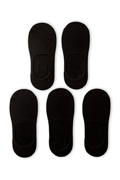 Kiğılı Set of 5 Cotton Flexible Loafer Socks