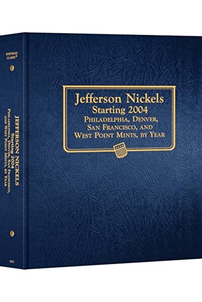 Harper Collins Whitman Classicr Coin Album Jefferson Nickels Volume 2 Startin...