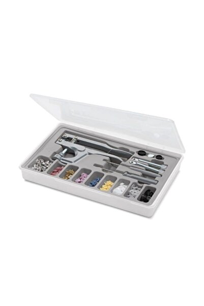 Tchibo Çıtçıt Çakma Makinesi ve 100 Çıtçıt Dahil (12,5 mm 80 Plastik + 20 Met...