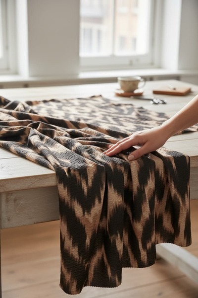 Akbaşlar Viscose Blended Woven Fabric |   1 Meter |   Length: 145cm