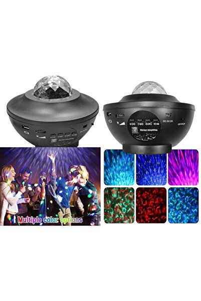 Justnote Φωτιστικό Ντίσκο με Ηχείο Bluetooth 14.5x11.5εκ. 10966