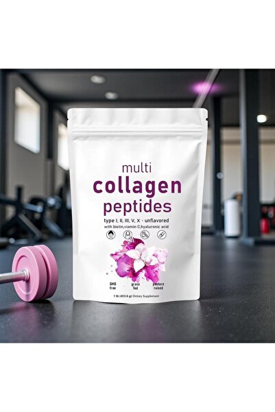 OEM Peptide Multi Collagen din 5 tipuri :I, II, III, V, X , cu Acid Hialuroni...