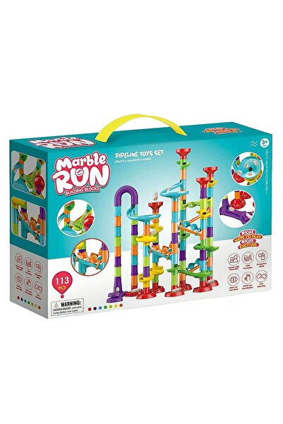 ToyMarkt Σετ Πίστας για Μπίλιες 113 τεμάχια 32x23x8εκ. 913680