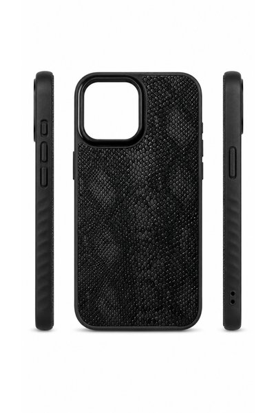 Phonextra غطاء حماية للكاميرا متوافق مع هاتف iPhone 15 Pro Max بنمط ثعبان