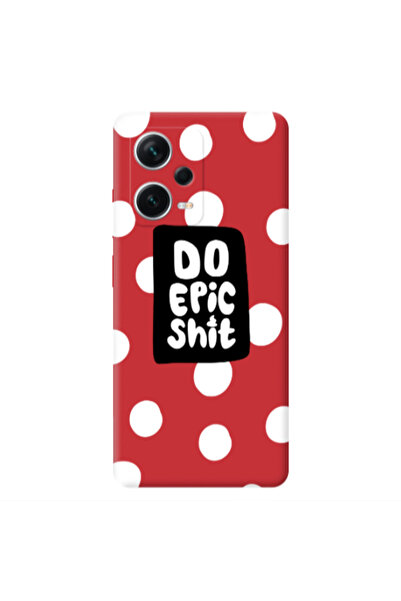 Other Xiaomi Poco X5 Do Epic Shit Red Colored Silicone TPU Θήκη