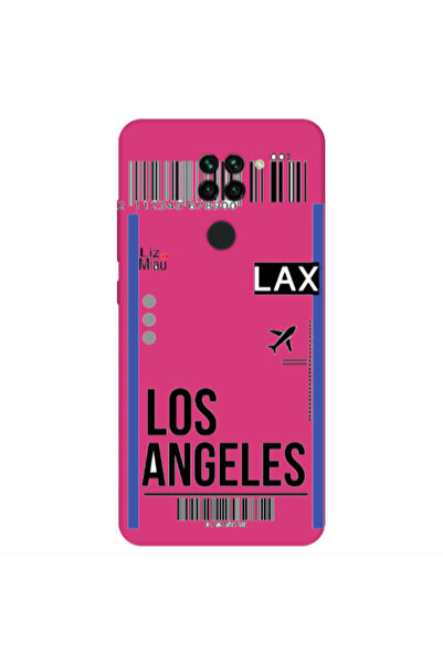 Other Xiaomi Redmi Note 9 Los angeles Fuchsia Colored Silicone TPU Θήκη
