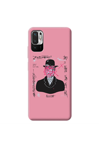 Other Xiaomi Redmi Note 10 Pro 5G Awes Pink Colored Silicone TPU Θήκη