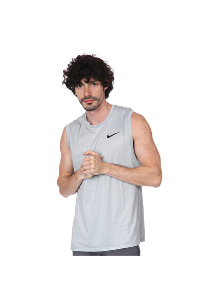 Nike Pro Dri-Fit Erkek Gri Antrenman Atleti