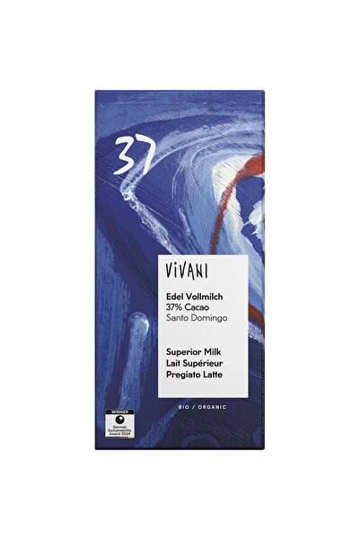 Vivani Ciocolata cu lapte integral si 37% cacao,