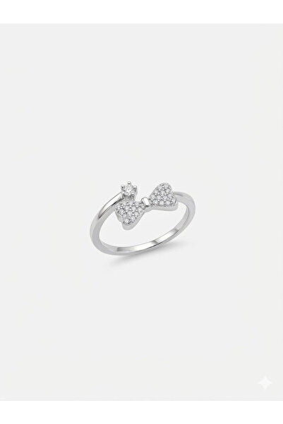 Inure Jewelry خاتم مرصع بالأحجار بتصميم فيونكة جميل - Yz0221-1