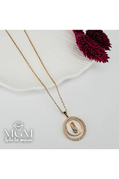 Inure Jewelry Zircon Stone Chain: Steel Steel Necklace 40+5 cm - Kl0220