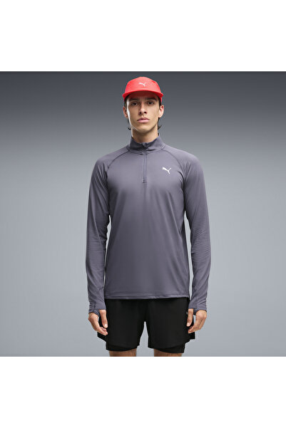 Puma Pánský běžecký top VELOCITY CLOUDSPUN se čtvrtzipem