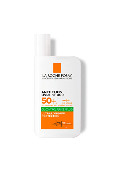 La Roche Posay Υγρό προσώπου με SPF 50+ Anthelios UVmune 400 Oil Control, 50 ...