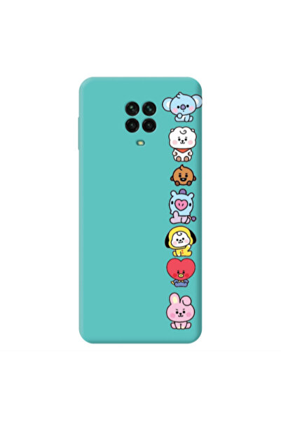 Other Xiaomi Redmi Note 9 Pro Lovely animals Turquoise Colored Silicone TPU Θήκη