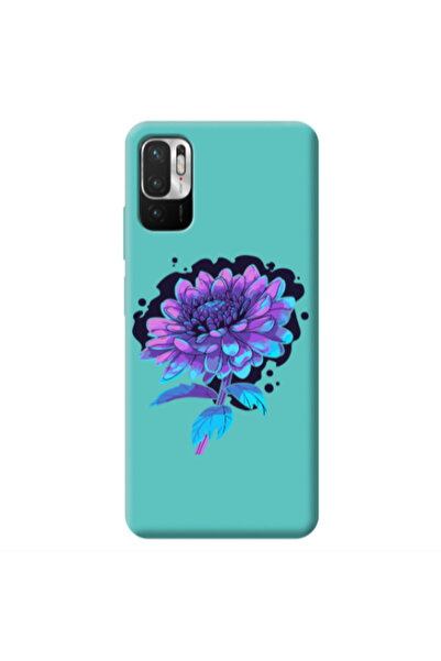 Other Xiaomi Redmi Note 10 Pro 5G Witch flower Turquoise Colored Silicone TPU...