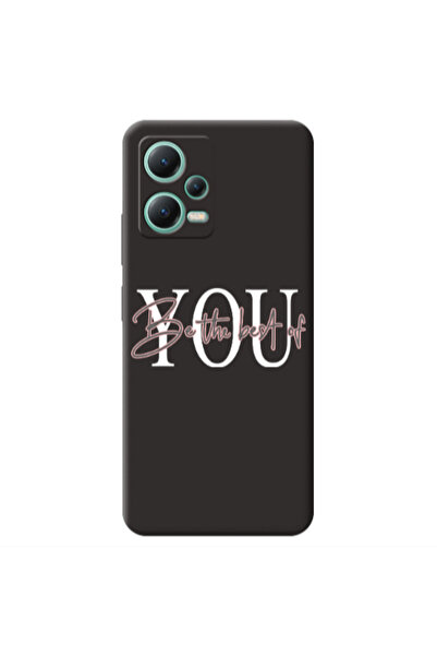 Other Xiaomi Redmi Note 12 Pro 5G Be the best of Black Colored Silicone TPU Θήκη