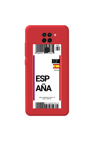Other Xiaomi Redmi Note 9 Espana Arrival Red Colored Silicone TPU Θήκη