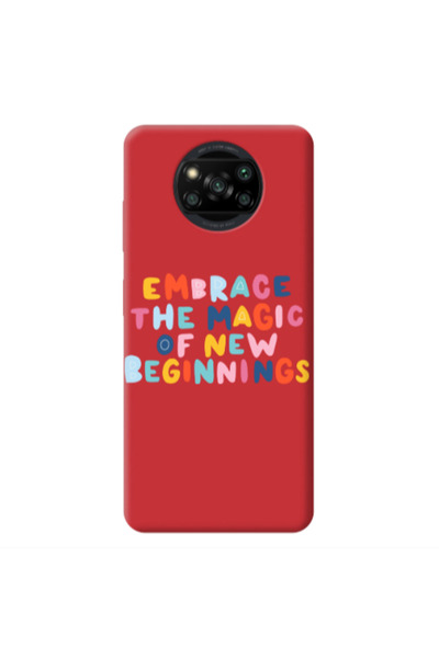 Other Xiaomi Poco X3 /X3 Pro Embrace Red Colored Silicone TPU Θήκη