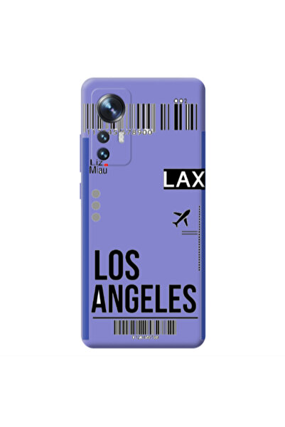 Other Xiaomi Mi 12 Los angeles Purple Colored Silicone TPU Θήκη