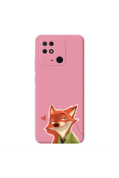 Other Xiaomi Redmi 10C Valentines 15 Pink Colored Silicone TPU Θήκη