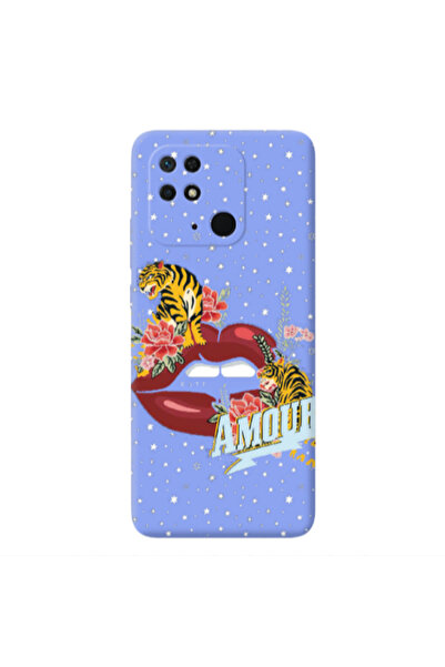 Other Xiaomi Redmi 10C Amour Light Purple Colored Silicone TPU Θήκη