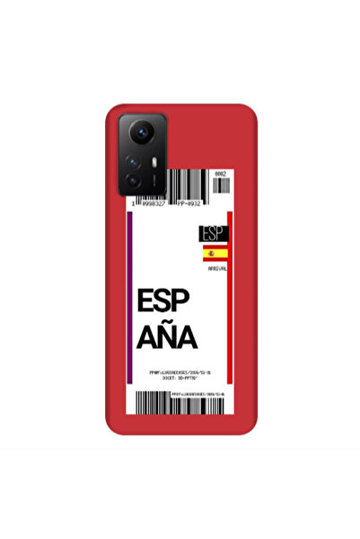 Other Xiaomi Redmi Note 12s Espana Arrival Red Colored Silicone TPU Θήκη