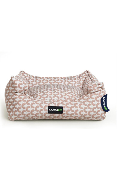 Doctor Pet Block Rectangle Pet Bed Medium - Pink - Premium Waterproof Bed wit...