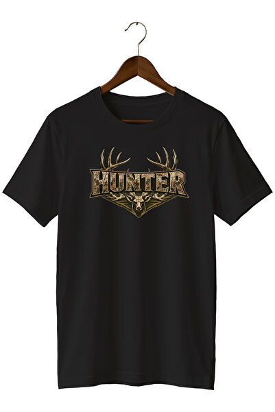 WİDİ Camouflage Printed T-Shirt Hunter Deer Figured Nature T-Shirt