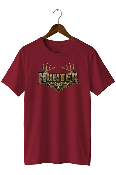 WİDİ Camouflage Printed T-Shirt Hunter Deer Figured Nature T-Shirt