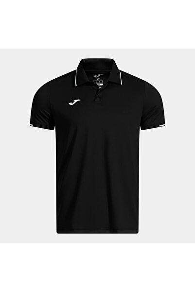 Joma 104777.100 Ανδρικό μπλουζάκι Torneo με λαιμόκοψη πόλο - Μαύρο