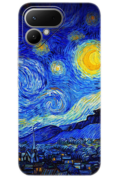 TECNO Pova Curve 2 5G (LK7k) Uyumlu Kılıf Desen Baskılı Silikon Yıldızlı Gece...